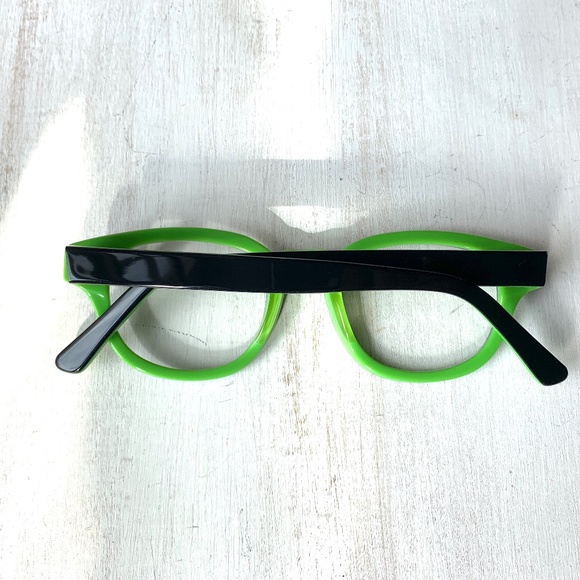 New Bold Acetate +1.00 Reading Glasses Green Black Horn rim Unisex - Picture 4 of 13
